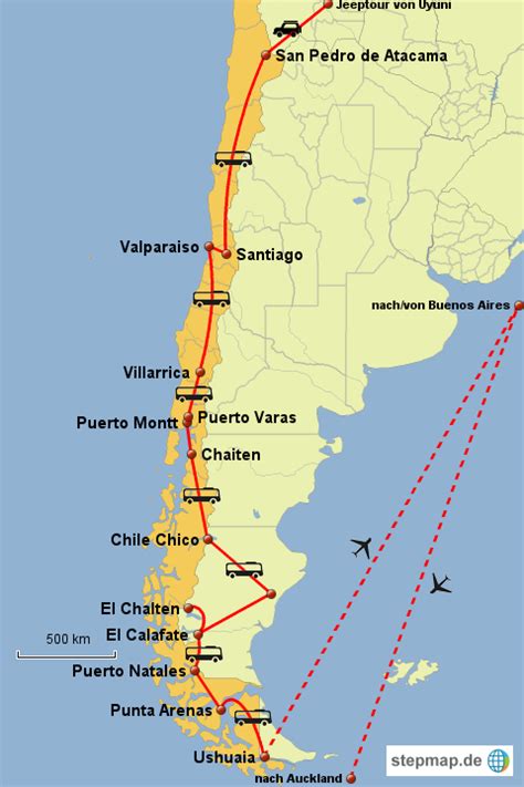 reiseführer argentinien und chile